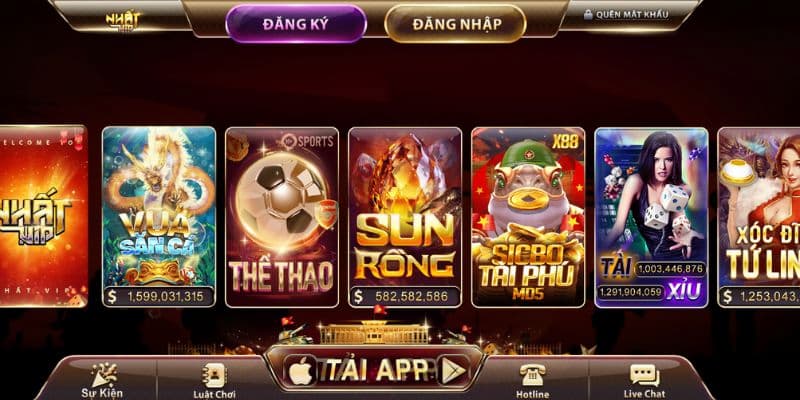 Nhatvip - Cổng Game Bài Không Thể Bỏ Qua Của Các Cược Thủ! 2 Kho game đồ sộ, phù hợp xu hướng